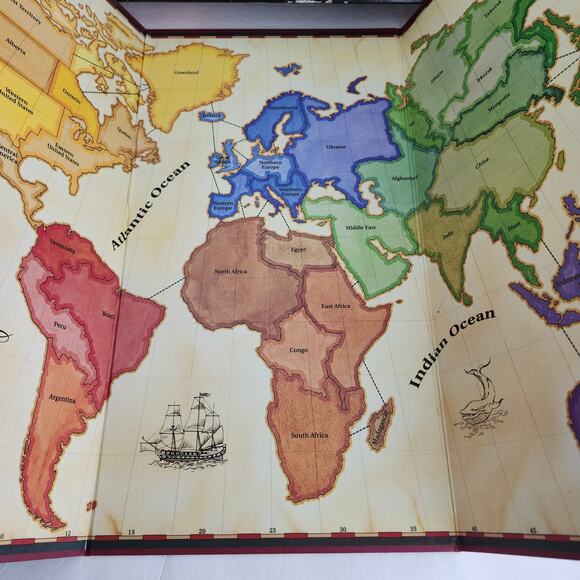 Risk Vintage Board Game 1993 Parker Brothers Strategy World Game Night - Picture 11 of 16